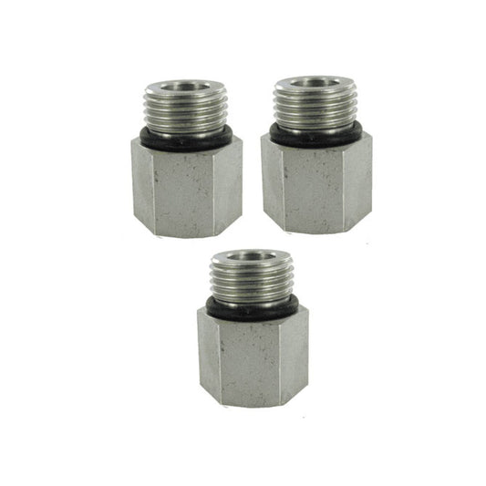 Autopilot fitting adaptor kit. 3 x ORB-5 to ¼" NPT adaptors