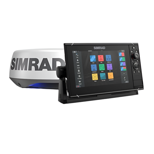 Simrad NSS9 evo3S with world basemap & HALO20+ Radar - 000-15556-001