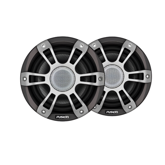 Fusion® Signature Series 3i Marine Coaxial Speakers 6.5" 230-watt Coaxial Sports Grey Marine Speakers (Pair) - 010-02771-21