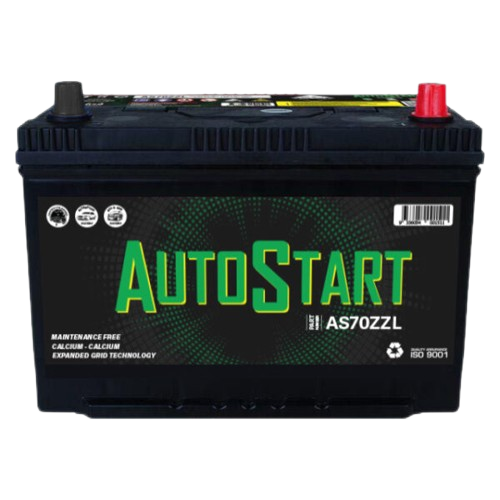 Autostart AS70ZZL  -  12Volts, 730CCA, 65Ah