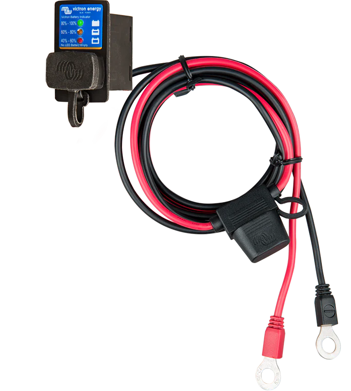 Victron Battery Indicator Panel (M8 eyelet / 30A ATO fuse)