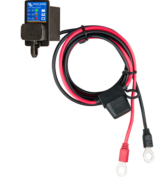 Victron Battery Indicator Panel (M8 eyelet / 30A ATO fuse)