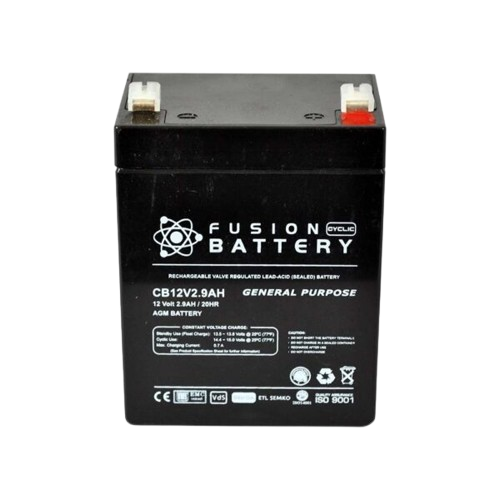 CB AGM CB12V2.9AH  -  12Volts, 2.9Ah