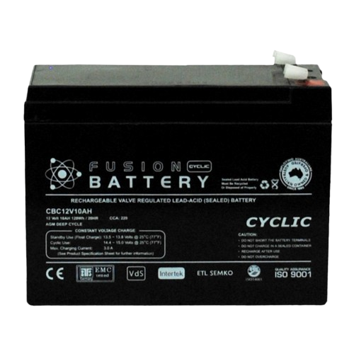 CBC AGM CBC12V10AH  -  12Volts, 10Ah