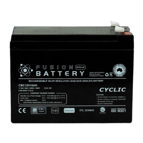 CBC AGM CBC12V10AH  -  12Volts, 10Ah