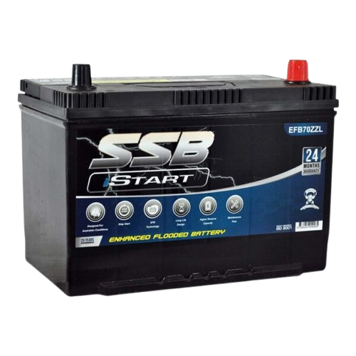 EFB Stop Start EFB70ZZL  -  12Volts, 900CCA, 85Ah