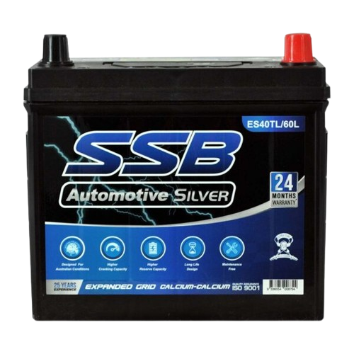 ES Silver Automotive ES40TL/60L  -  12Volts, 450CCA, 45Ah