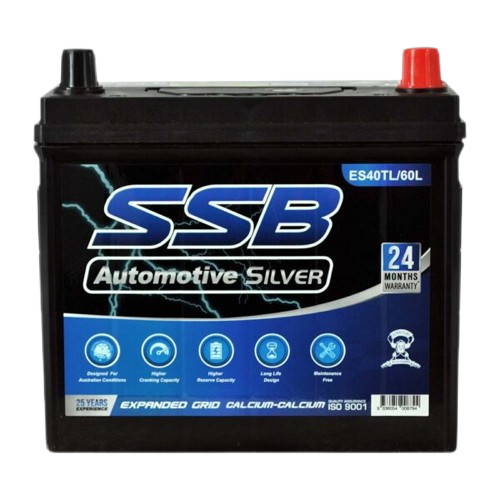 ES Silver Automotive ES40TL/60L  -  12Volts, 450CCA, 45Ah