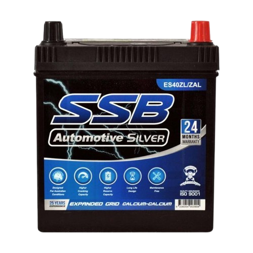 ES Silver Automotive ES40ZL/ZAL  -  12Volts, 350CCA, 36Ah