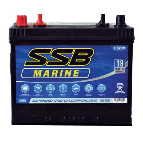 ES Marine Starting ES70M  -  12Volts, 680CCA, 70Ah