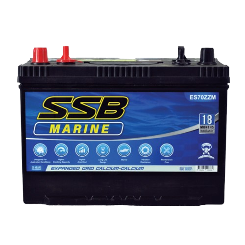 ES Marine Starting ES70ZZM  -  12Volts, 740CCA, 80Ah