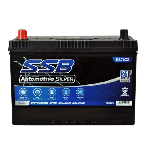 ES Silver Automotive ES70ZZ  -  12Volts, 760CCA, 80Ah