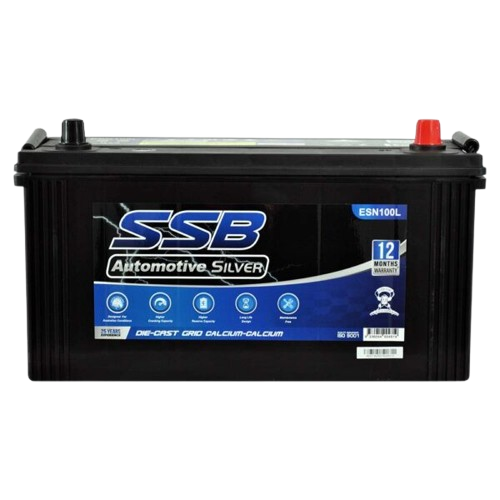 ES Silver Automotive ESN100L  -  12Volts, 880CCA, 90Ah