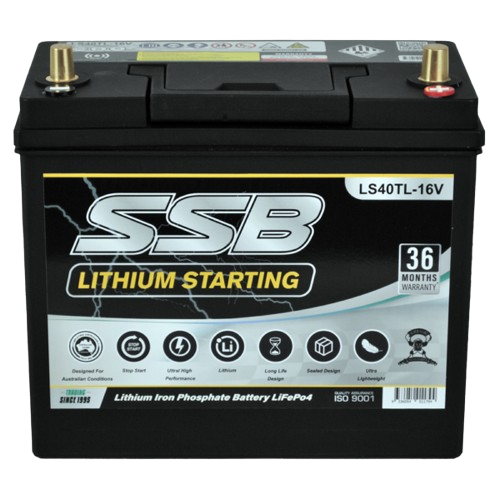 Lithium Starting 16V LS40TL-16V  -  16Volts, 1000CCA, 40Ah