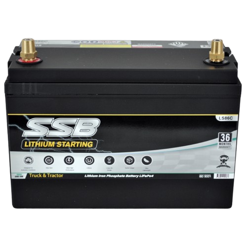 SSB LS Dual Purpose High Capacity LS86C  -  12.8Volts, 2000CCA, 120Ah