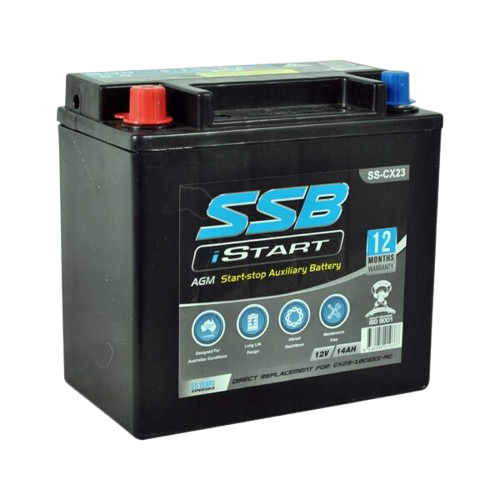 SSTi Auxiliary SS-CX23  -  12Volts, 380CCA, 14Ah