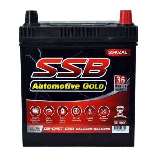 SS Automotive Gold SS40ZAL  -  12Volts, 400CCA, 32Ah