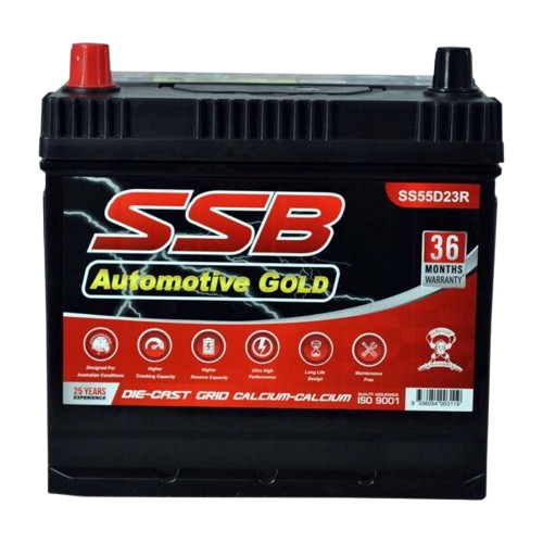 SS Automotive Gold SS55D23R  -  12Volts, 700CCA, 55Ah