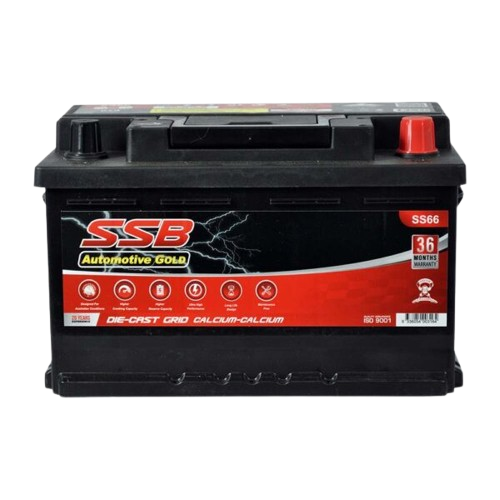 SS Automotive Gold SS66  -  12Volts, 790CCA, 62Ah