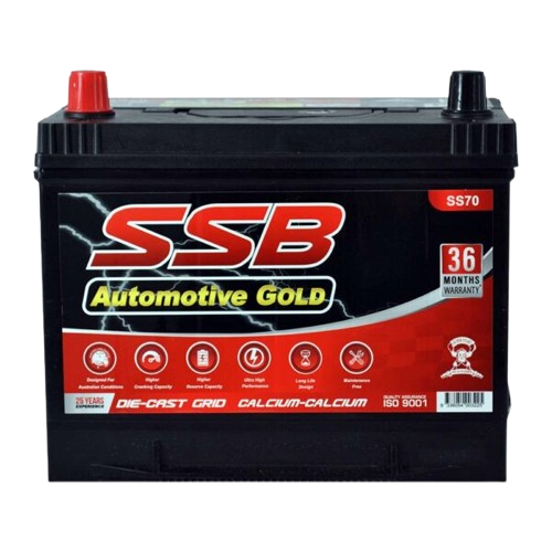 SS Automotive Gold SS70  -  12Volts, 750CCA, 65Ah