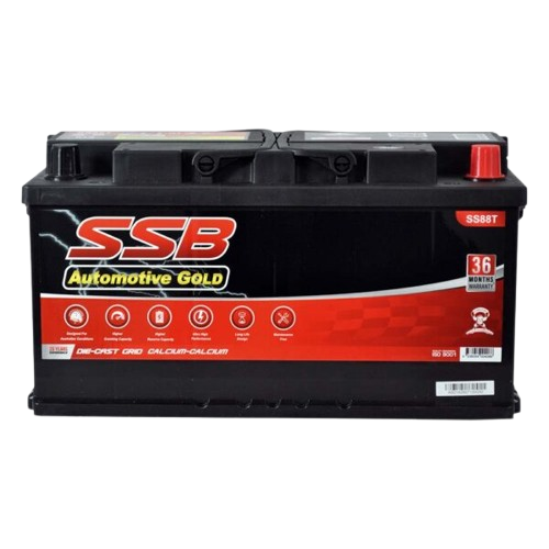 SS Automotive Gold SS88T  -  12Volts, 990CCA, 88Ah