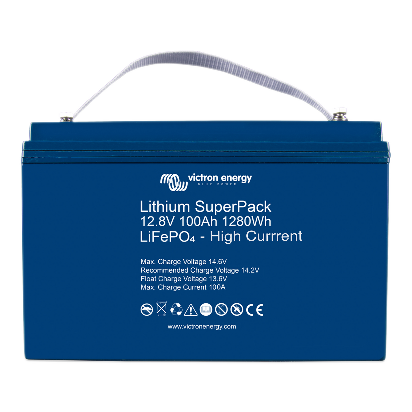 12V 100AH Victron High Current Lithium SuperPack Battery