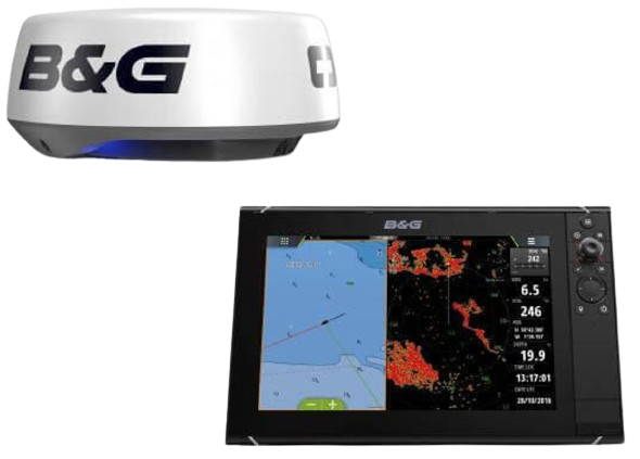 B&G Zeus 3S 9 chartplotter with world basemap & HALO20+ Radar