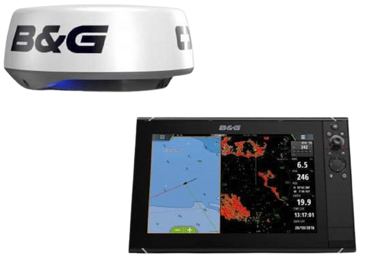 B&G Zeus 3S 9 chartplotter with world basemap & HALO20+ Radar