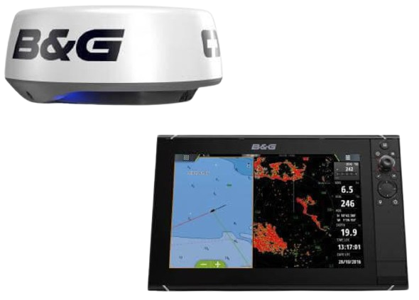 B&G Zeus 3S 9 chartplotter with world basemap & HALO20+ Radar