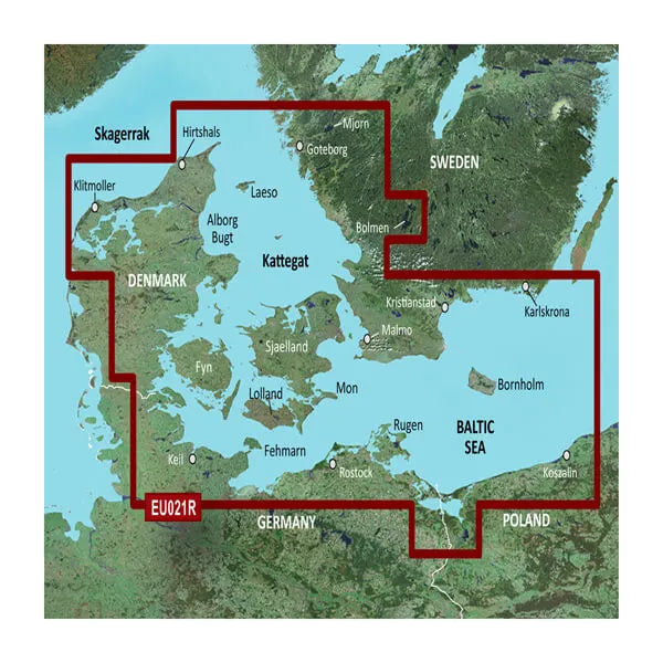 microSD™/SD™ card: VEU021R-Denmark East-Sweden Southeast