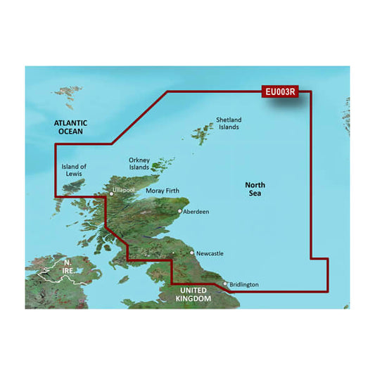 microSD™/SD™ card: HXEU003R - Great Britain, Northeast Coast