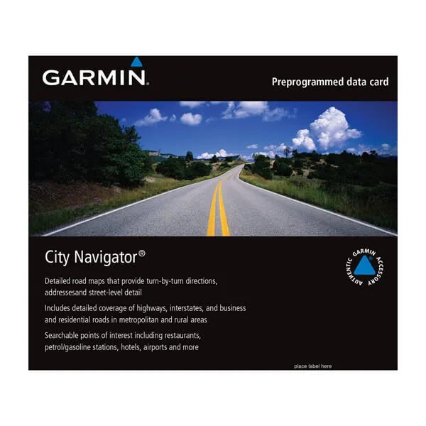 City Navigator® Europe NTU microSD™/SD™ card