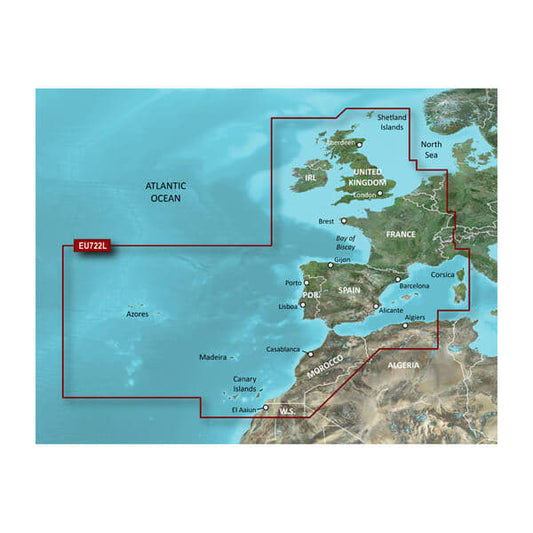 microSD™/SD™ card: VEU722L - Europe Atlantic Coast