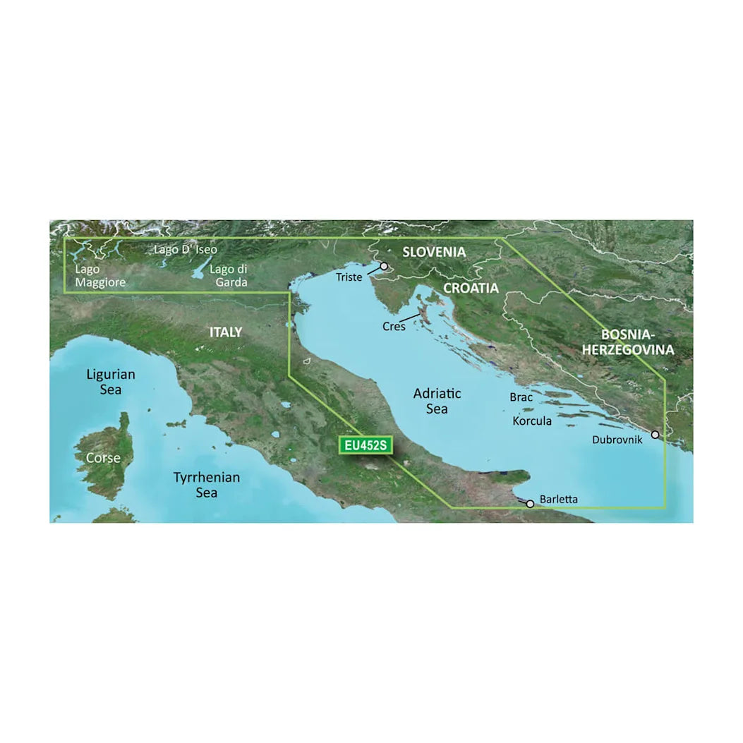 microSD™/SD™ card: VEU452S-Adriatic Sea, North Coast