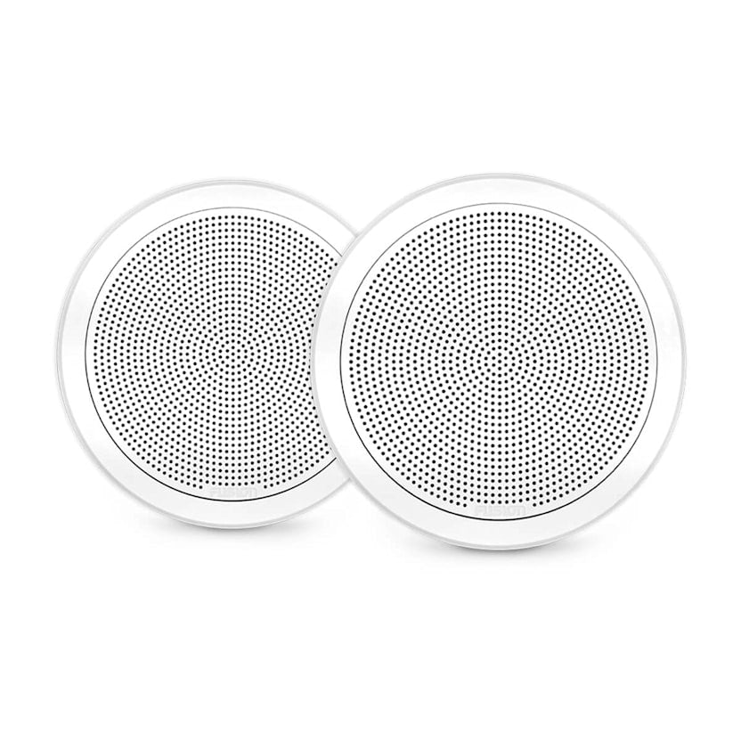 Fusion® FM Series Marine Speakers 6.5" 120-Watt Round White Flush-Mount Marine Speaker - 010-02299-00