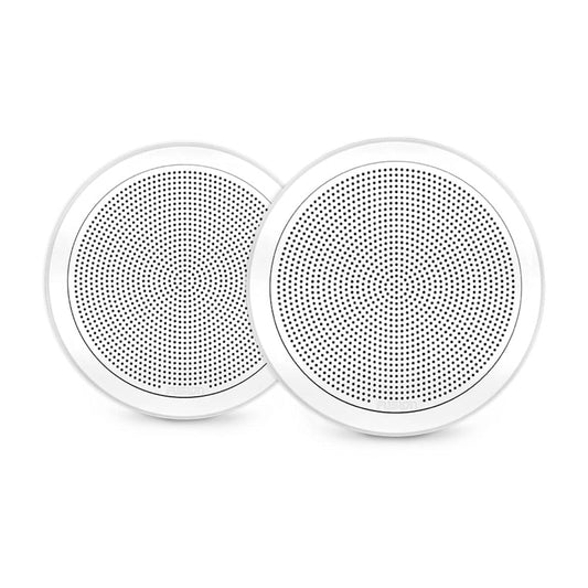 Fusion® FM Series Marine Speakers 6.5" 120-Watt Round White Flush-Mount Marine Speaker - 010-02299-00