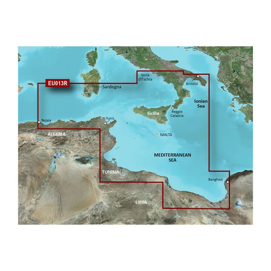 microSD™/SD™ card: HXEU012R - Mediterranean Sea, Central-West