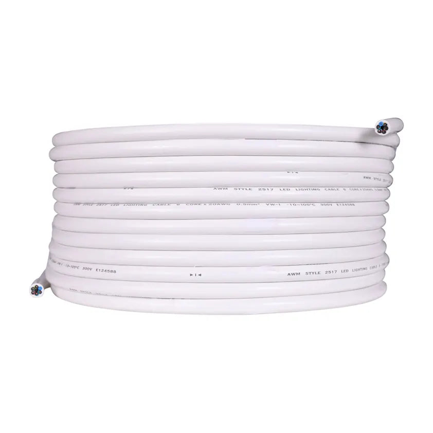 Marine LED (6 Core x 20 AWG, 0.5 sq mm) 100 m (328 ft) Cable