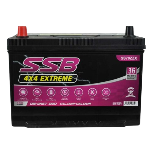 SS Automotive Extreme SS70ZZX  -  12Volts, 1000CCA, 92Ah