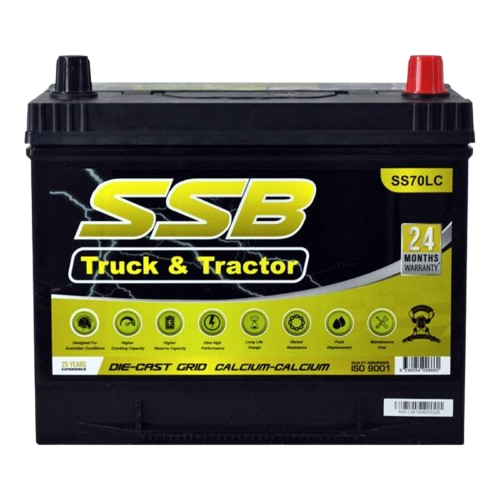 SS Commercial Truck SS70LC  -  12Volts, 750CCA, 75Ah