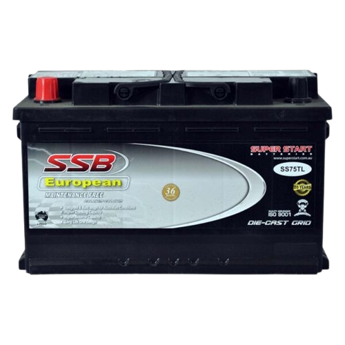 SS Automotive Gold SS75TL  -  12Volts, 870CCA, 75Ah