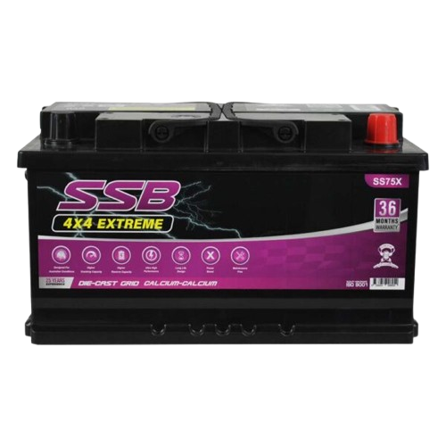 SS Automotive Extreme SS75X  -  12Volts, 900CCA, 73Ah