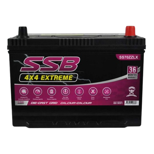 SS Automotive Extreme SS70ZZLX  -  12Volts, 1000CCA, 92Ah