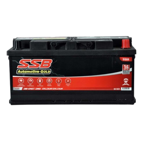 SS Automotive Gold SS88  -  12Volts, 900CCA, 80Ah