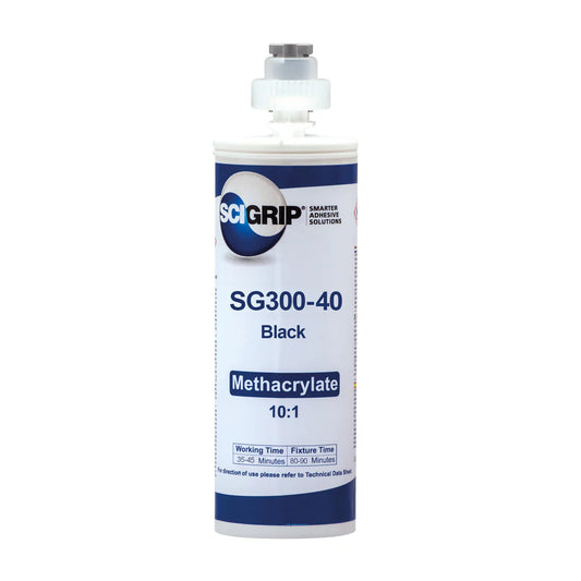 SciGrip Cartridge SG300-40 Black MMA Adhesive 490mL (2 per system required)