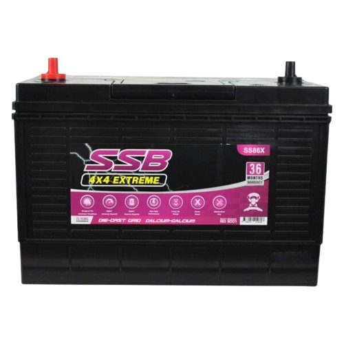 SS Automotive Extreme SS86X  -  12Volts, 1100CCA, 100Ah